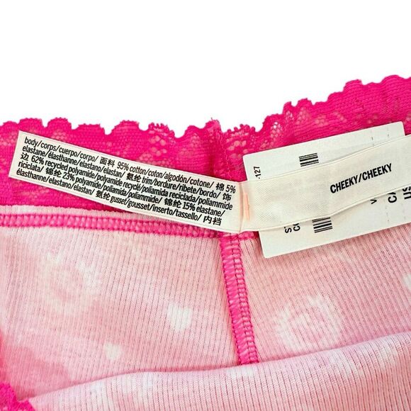 Victoria's Secret PINK Cheeky Lace Panties Womens Large L LOT OF 4 VS Panty - Picture 8 of 9